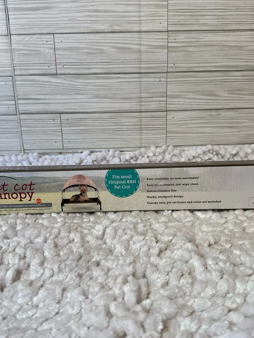 Pet Cot Canopy by K&H - Tan